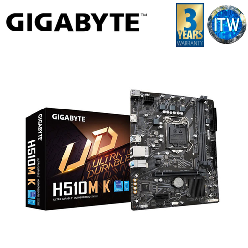 [GA-H510M-K] ITW | Gigabyte H510M-H/K micro-ATX LGA1200 DDR4 Motherboard (H510M-K)
