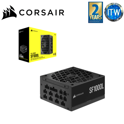 [CP-9020246-NA] ITW | Corsair SF-L Series SF1000L 1000W 80+ Gold Fully Modular Low-Noise SFX PSU (CP-9020246-NA)
