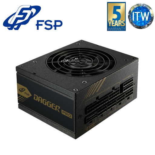 [SDA2-850GEN5] ITW | FSP Dagger Pro 850W 80+ Gold ATX3.0 (PCIe5.0) Fully Modular PSU (SDA2-850GEN5)