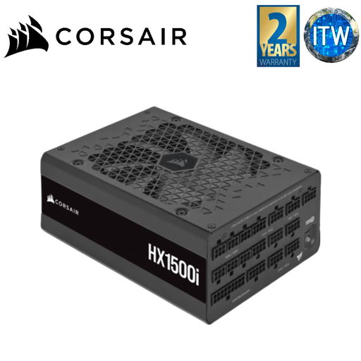 [CP-9020261-NA] ITW | Corsair HX1500I HXi Series 1500W 80+ Platinum Full Modular Power Supply Unit (CP-9020261-NA)