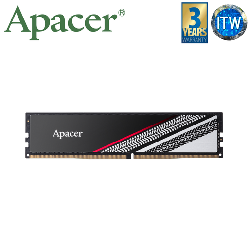 [AH4U08G26C08YTBAA-1] Apacer Tex 8GB (8GBx1) DDR4-2666MHz CL16-18-18-38 1.2V Gaming Memory (AH4U08G26C08YTBAA-1)