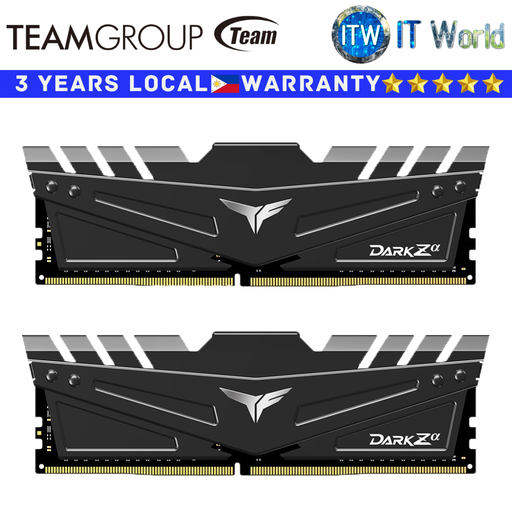 [TDZAD432G3200HC16FDC01] Teamgroup DDR4 RAM 32GB (2x16GB) 3200Mhz Dark Zα Desktop Memory (TDZAD432G3200HC16FDC01) (CL16-20-20-40)