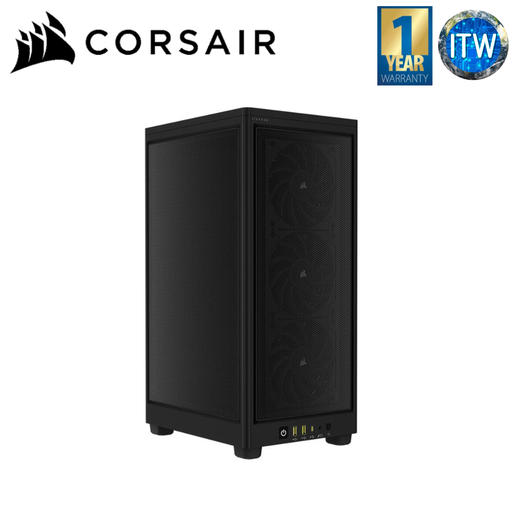 [CC-9011244-WW] Corsair 2000D Airflow Mini-ITX PC Case (Black) (Black)