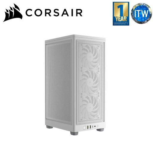 [CC-9011245-WW] Corsair 2000D Airflow Mini-ITX PC Case (White) (White)