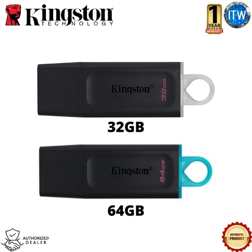 [DTX/32GB] Kingston DataTraveler Exodia USB 3.2 Flash Drive - in 32GB / 64GB (32GB) (32GB)