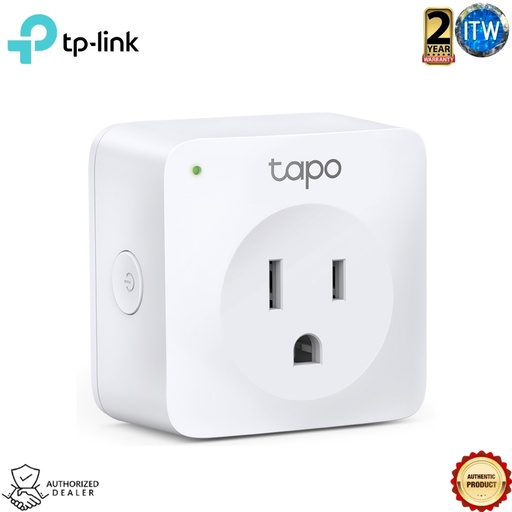 [TP-Link Tapo P100] ITW | TP-Link Tapo P100 Mini Smart Wifi Socket | WiFi Smart Plug | TP LINK | TPLINK Smart Home (White)