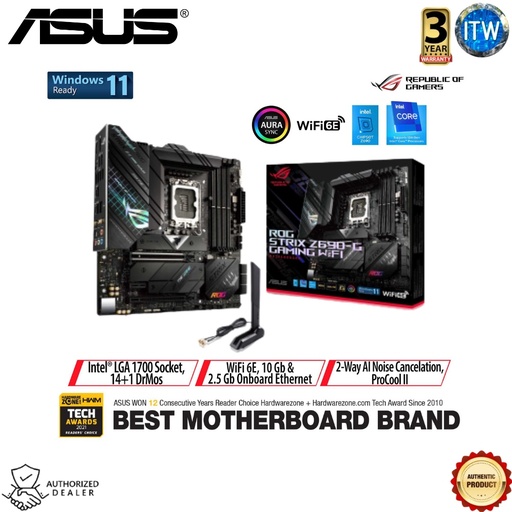 [Rog Strix Z690-G] Asus Rog Strix Z690-G Gaming WFi - Intel® Z690 LGA 1700 mATX Motherboard