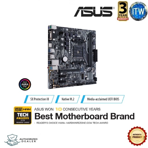 [ASUS PRIME A320M-K/CSM] Asus Prime A320M-K/CSM uATX mATX AM4 DDR4 Motherboard