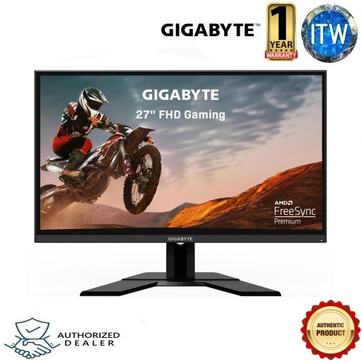 [GP-G27F-AP] Gigabyte G27F 27″ 144Hz IPS 1080P FREESync Gaming Monitor (GP-G27F-AP) (Black)