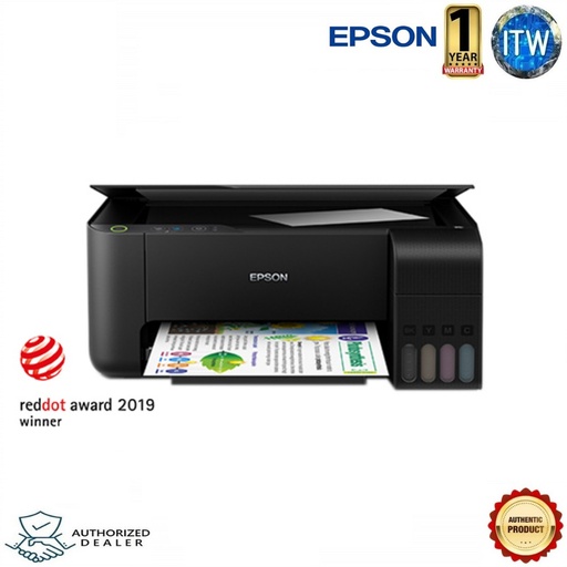[Epson EcoTank L3110] Epson EcoTank L3110 All-in-One Ink Tank Printer (Black, USB)