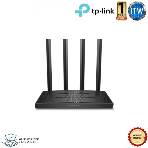 [TP-Link Archer C80] TP-Link Archer C80 AC1900 Wireless MU-MIMO Wi-Fi Router 2.4G &amp; 5G Dual Band WiFi Router (Black)