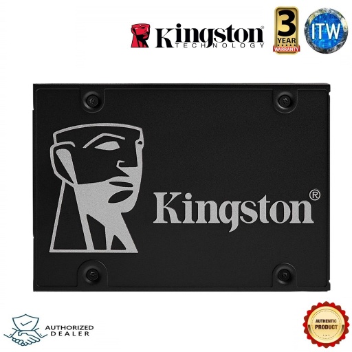 [Kingston KC600 256GB (SKC600/256G)] Kingston KC600 2.5&quot; 256GB 3D TLC NAND SATA Internal SSD (SKC600/256G) (Black, 256GB)