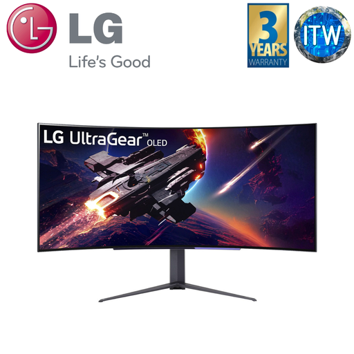 [45GR95QE-B] LG Ultragear 45&quot; WQHD (3440x1440), 240Hz, 0.03ms OLED Curved Gaming Monitor (45GR95QE-B)