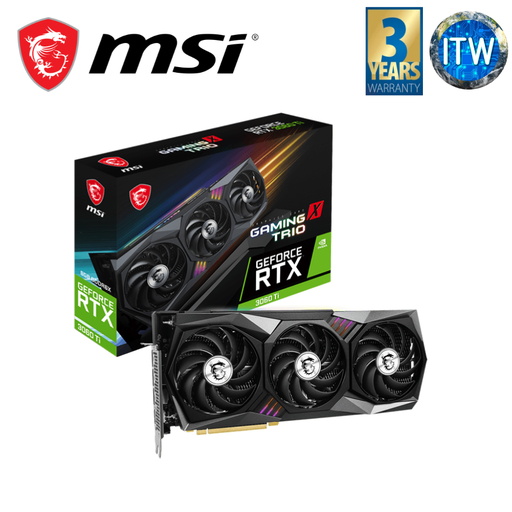 [RTX 3060 TI GAMING X TRIO] ITW | MSI GeForce RTX 3060 Ti Gaming Trio X 8GB GDDR6X Graphics Card