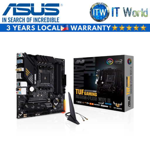 [TUF Gaming B550M-PLUS (WiFi) II] ASUS TUF Gaming B550M-Plus Wifi II micro-ATX DDR4 Motherboard