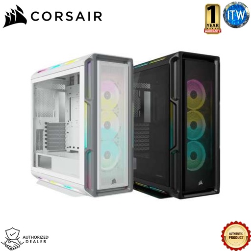 [CS-CC-9011230-WW] Corsair iCUE 5000T RGB Tempered Glass Mid-Tower ATX PC Case (Black / White) (Black)