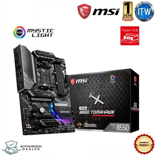 [MSI MAG B550 TOMAHAWK] MSI MAG B550 TOMAHAWK AM4 ATX Motherboard