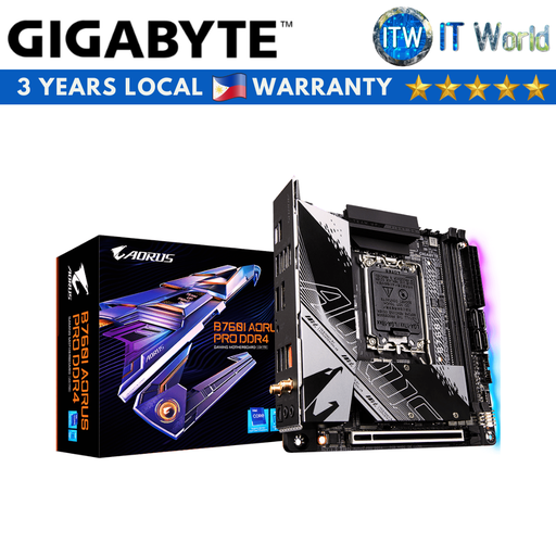 [GA-B760I-AORUS-PRO-DDR4] Gigabyte B760I Aorus Pro Mini-ITX LGA1700 DDR4 Gaming Motherboard (GA-B760I-AORUS-PRO-DDR4)