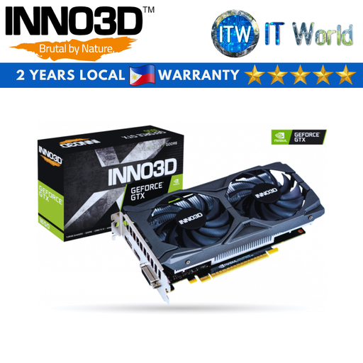 [N16502-04D6X-1720VA30] Inno3D GeForce GTX 1650 Twin X2 OC V2 4GB GDDR6 Graphics Card (N16502-04D6X-1720VA30)