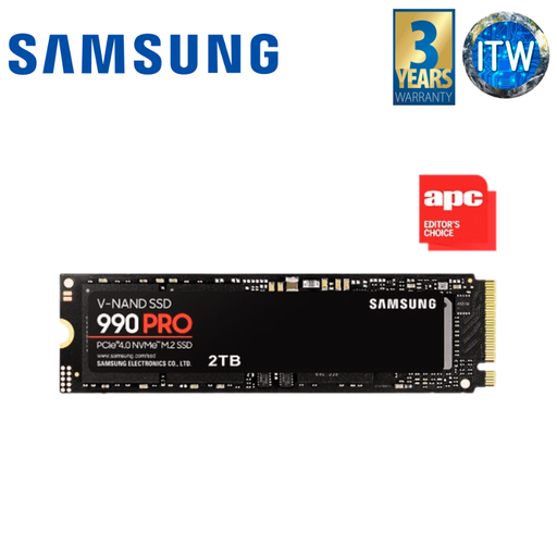 [MZ-V9P2T0BW] Samsung 990 Pro 2TB PCIe 4.0 NVMe M.2 Internal SSD (MZ-V9P2T0BW)
