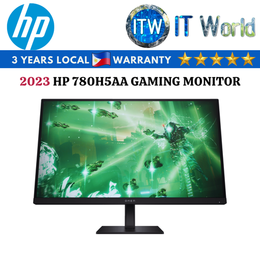 [HP 780H5AA] HP 780H5AA 27&quot;, 165Hz, IPS, 1ms Gaming Monitor (2023 Model) (780H5AA)