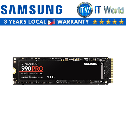 [MZ-V9P1T0BW] Samsung 990 Pro 1TB NVMe M.2 Internal SSD (MZ-V9P1T0BW)