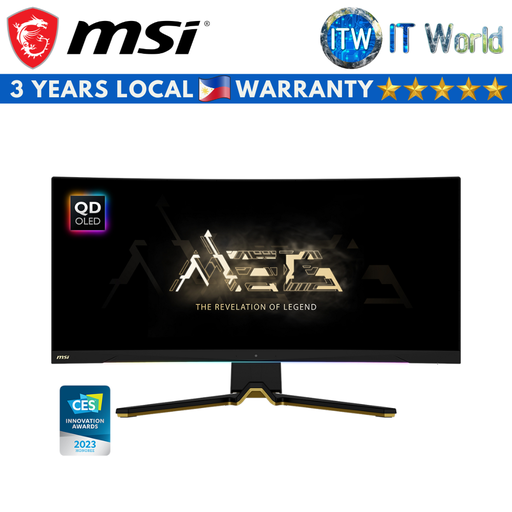 [9S6-3DC44T-011] MSI MEG 342C QD-OLED Gaming Monitor 34&quot; UWQHD / 175Hz / QD-OLED / Curved 1800R / 0.03ms