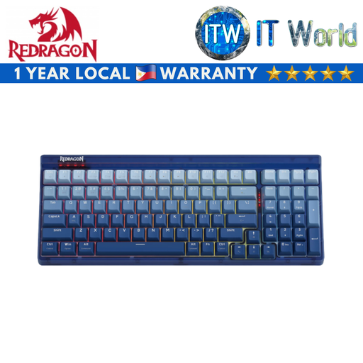 [Redragon K656WB-RGB] Redragon K656WB-RGB Garen Pro 100Keys Hot-swappable Mechanical Wireless Keyboard