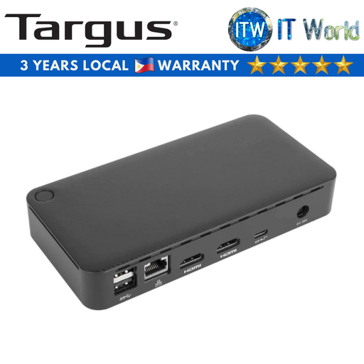 [DOCK310USZ-50 BLACK] Targus DOCK310USZ USB-C Dual 4K HDMI Universal Station w/ 65W Power Delivery (DOCK310USZ-50)
