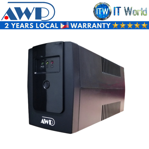 [AID1000] AWP AID1000 1000VA / 600W Socket LED Indicator Line Interactive UPS