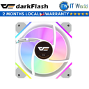 Darkflash DM12F ARGB Single Cooling Fan (White)