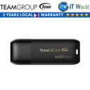 Teamgroup C175 64GB USB 3.2 Gen 1 Flash Drive, Speed Up to 100MB/s (TC175364GB01)