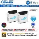 ASUS ROG Rapture GT6 Wifi 6 Tri-Band Gaming Mesh Router System (Black/White) (White)