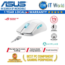 ASUS ROG P713 Harpe Ace Aim Lab Edition Ultra-Lightweight Wireless Gaming Mouse (White)