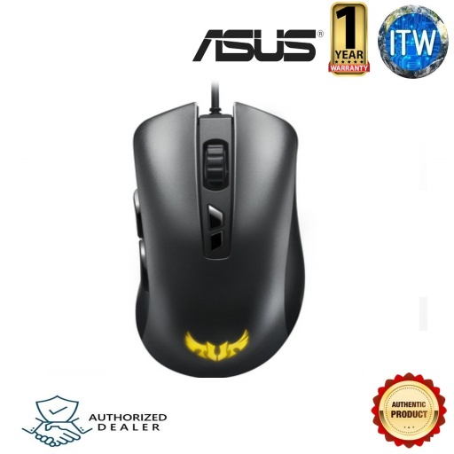[ASUS TUF Gaming M3] ASUS TUF Gaming M3 Gen I/Gen II Ergonomic Wired RGB Gaming Mouse (Gen I, Black)