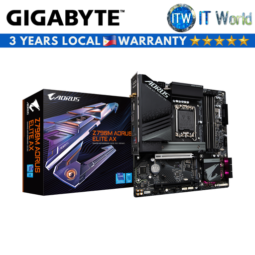 [GA-Z790M-AORUS-ELITE-AX] Gigabyte Z790M Aorus Elite AX ATX LGA1700 DDR5 Motherboard