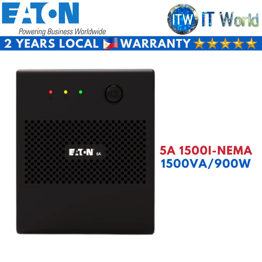 [5A 1500I-NEMA] Eaton 5A 1500I-NEMA 1500VA/900W Tower Single-Phase Line Interactive UPS (5A 1500I-NEMA)