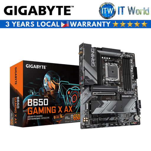 [GA-B650-GAMING-X-AX] Gigabyte B650 Gaming X AX ATX AM5 DDR5 Motherboard