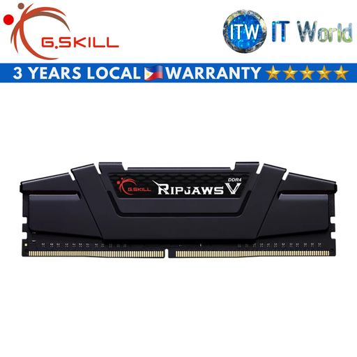 [F4-3200C16D-32GVK] G.skill Ripjaws V 32GB (2x16GB) DDR4-3200 CL16 1.35V RAM (F4-3200C16D-32GVK)