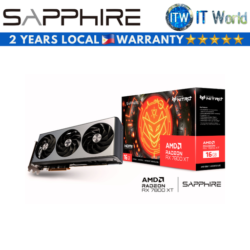 [SPR-11330-01-20G] Sapphire Nitro+ AMD Radeon RX 7800 XT Gaming OC 16GB GDDR6 Graphic Card (SPR-11330-01-20G)
