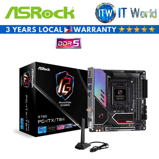 [Asrock Z790 Phantom Gaming ITX/TB4] Asrock Z790 Phantom Gaming ITX/TB4 Mini-ITX LGA1700 DDR5 Motherboard