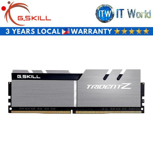 [F4-3200C16D-32GTZSK] G.skill Trident Z 32GB (2x16GB) DDR4-3200 CL16 1.35V RAM (F4-3200C16D-32GTZSK)