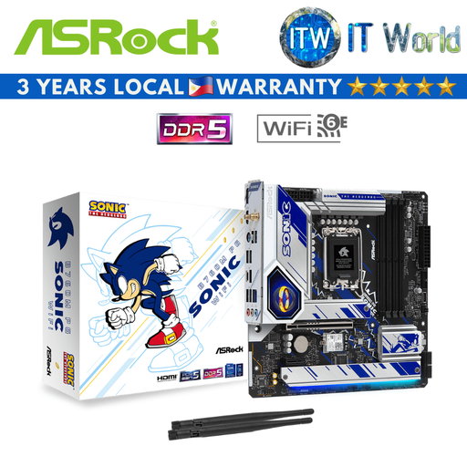 [ASROCK B760M PG SONIC WIFI] Asrock B760M PG Sonic WIFI MicroAtx LGA1700 DDR5 Motherboard