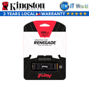 Kingston Fury Renegade PCIe 4.0 NVMe M.2 2280 Internal SSD (500GB)