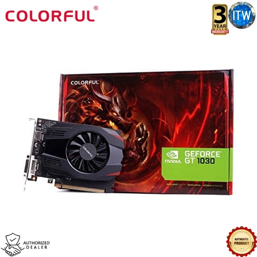[GT1030 4G-V] Colorful GeForce GT 1030 4GB DDR4 RAM Graphics Card (Gt1030 4G-V)