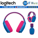 Logitech G435 Lightspeed Wireless Bluetooth Gaming Headset (Black/Blue/White)