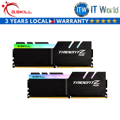 [F4-3600C18D-16GTZR] G.Skill Trident Z RGB 16GB (2x8GB) DDR4-3600 CL18 Desktop Memory (F4-3600C18D-16GTZR)