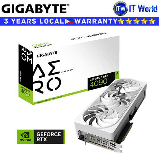 [GV-N4090AERO OC-24GD] Gigabyte RTX 4090 Aero OC 24GB GDDR6X Geforce Graphic Card (GV-N4090AERO OC-24GD)