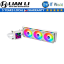 Lian Li Galahad II LCD 360 SL Infinity Fluid Dynamic Bearing AIO CPU Cooler (White)