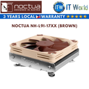 Noctua NH-L9i-17xx L-Type Low-Profile CPU Cooler (Brown)